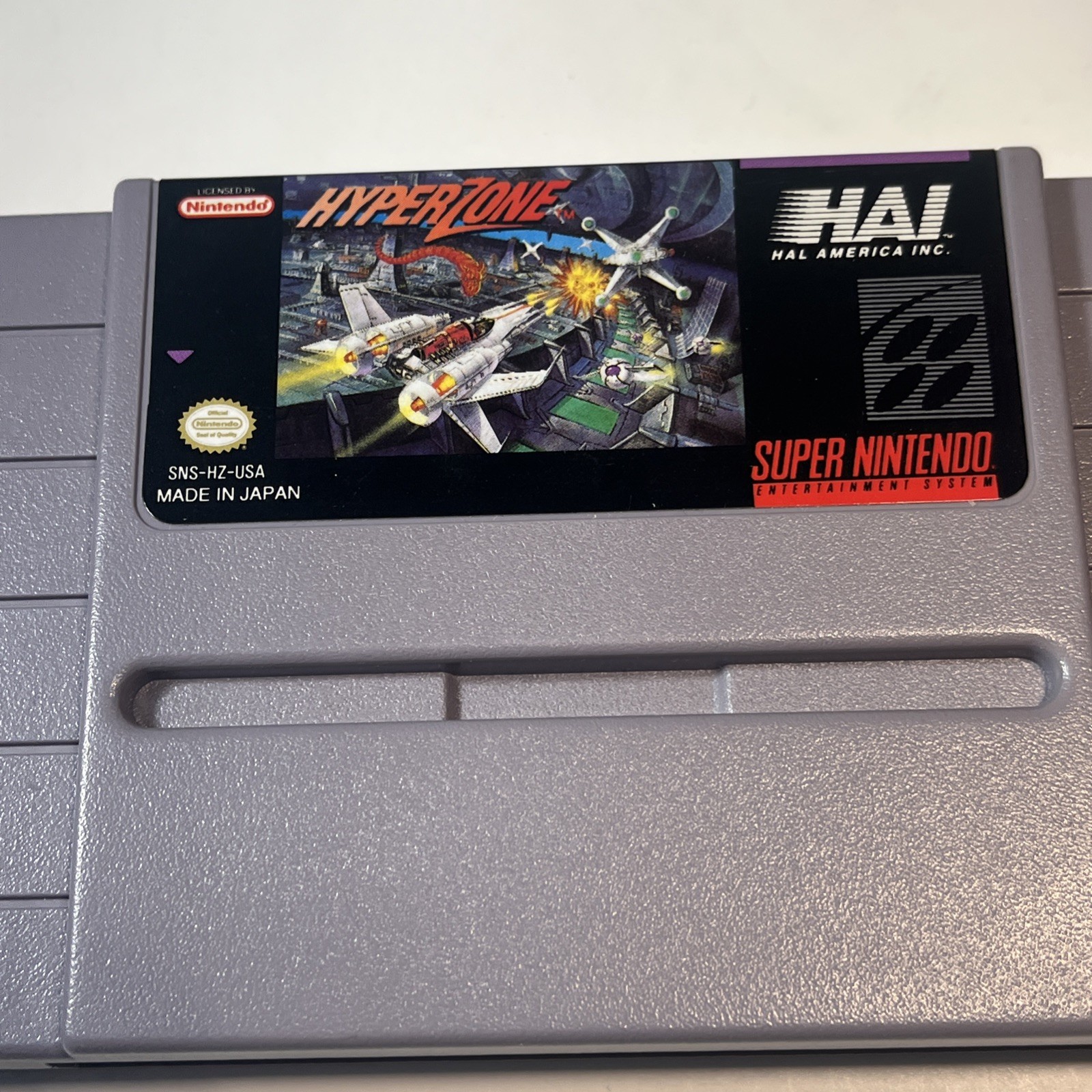 HyperZone (Super Nintendo Entertainment System, 1991) Loose CartTested & Working