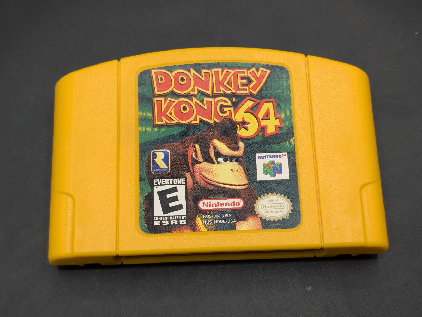 Donkey Kong 64 ( Nintendo 64 N64 ) Mint – Cleaned – Tested – Authentic