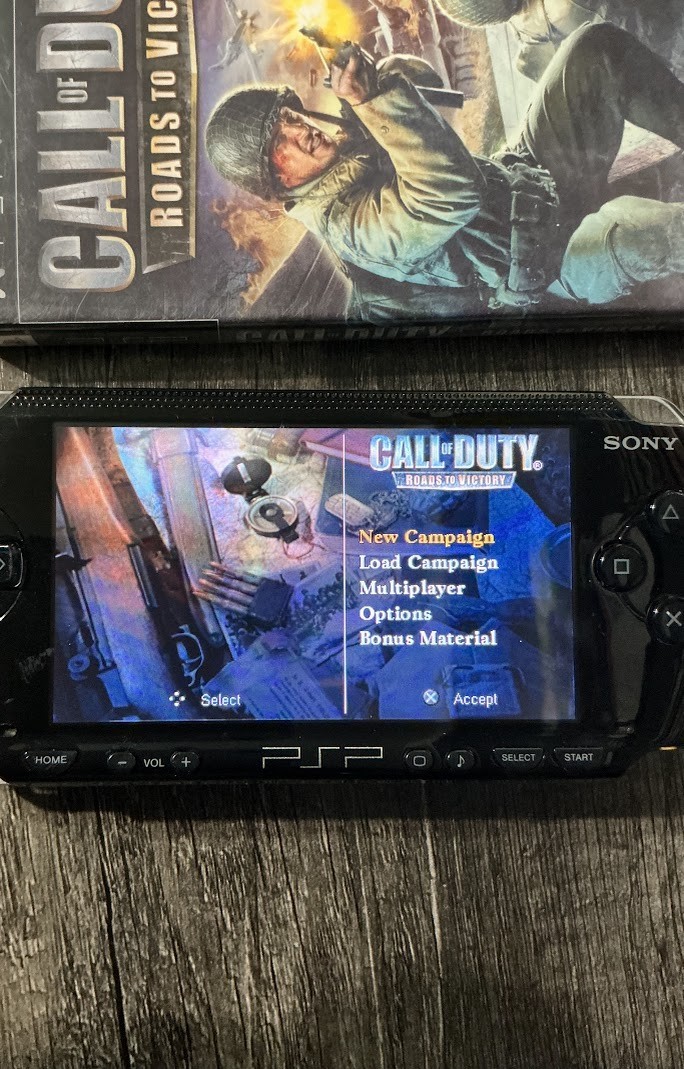 Call of Duty: Roads to Victory (Sony PSP, 2007) Complete In Box Tested & Working