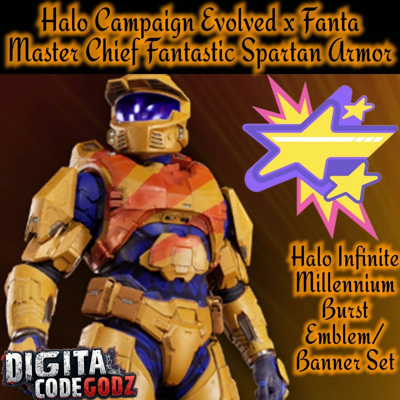 Halo Campaign Evolved 🍊 Master Chief Fantastic Spartan Armor + Millennium Burst