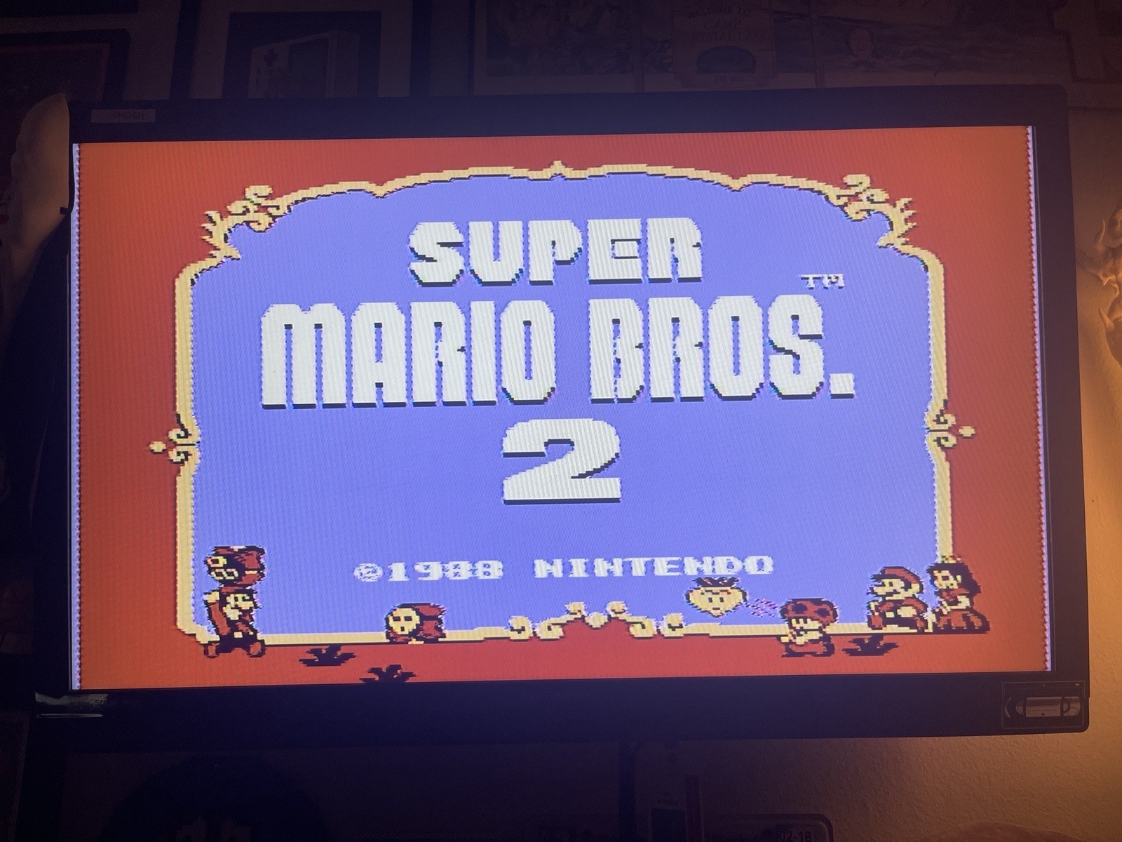 SUPER MARIO BROS 2 (Nintendo Entertainment System NES) Authentic w Sleeve TESTED