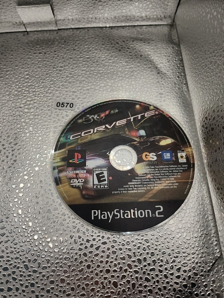 Corvette (Sony PlayStation 2 disc only, 2004) NO Usps TRACKING