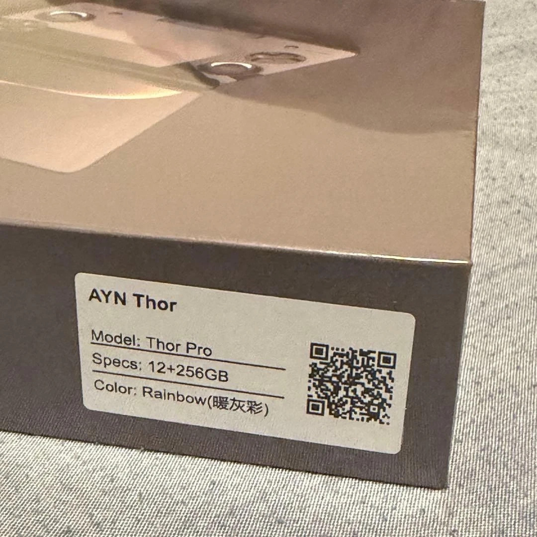 AYN RAINBOW THOR PRO 12GB RAM 256GB STORAGE SEALED UNOPENED