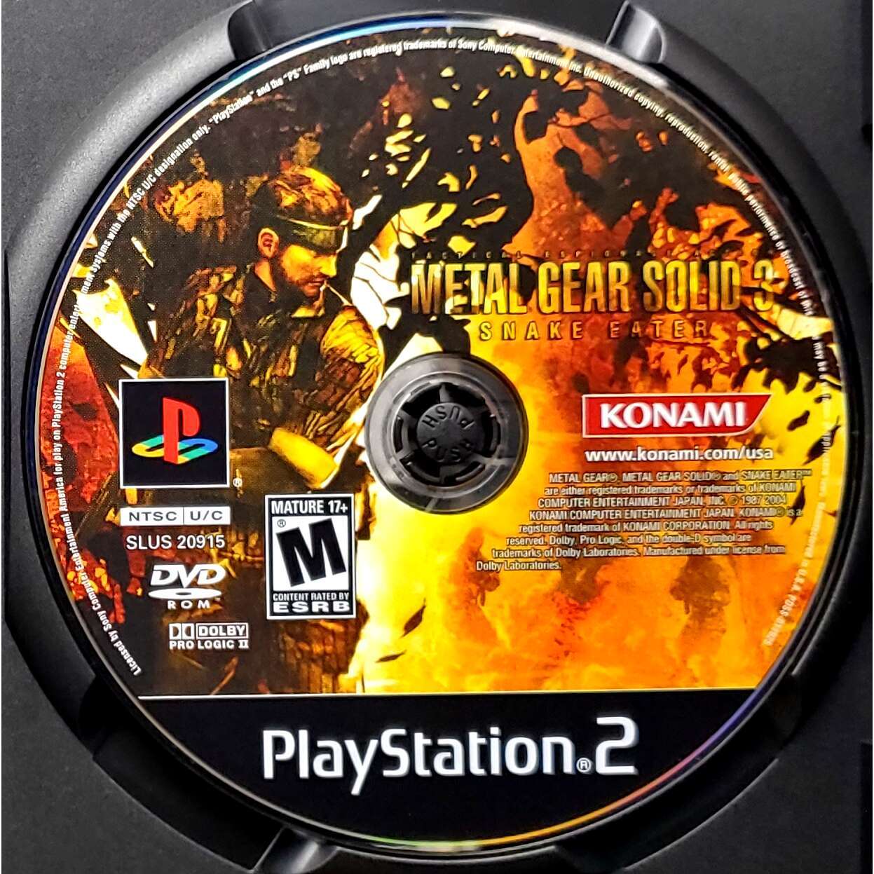 Metal Gear Solid 3 Snake Eater – Sony Playstation 2 Pristine Tested Authentic