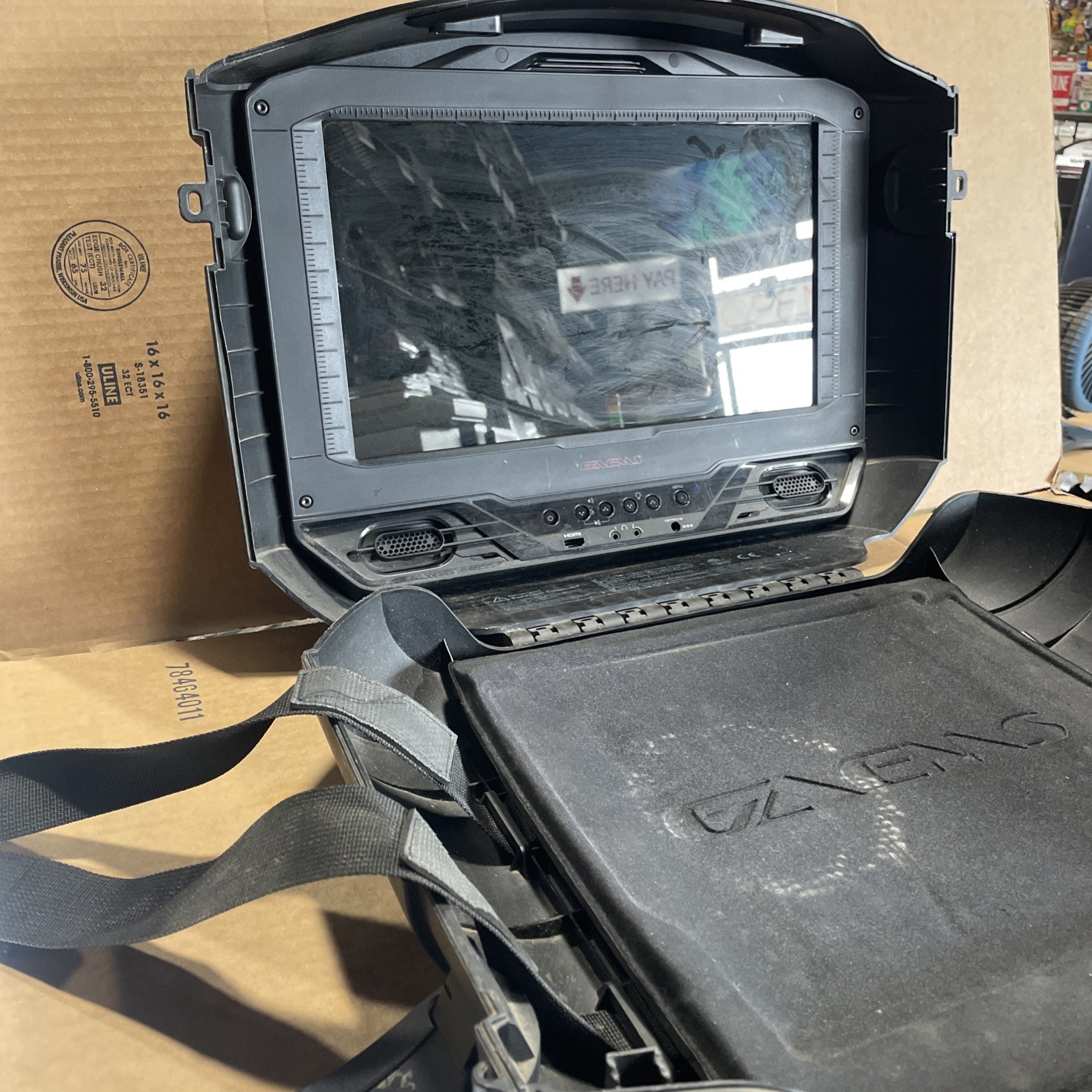 Gaems G155 15.5” Portable Personal Gaming Environment Monitor Parts Or Repair