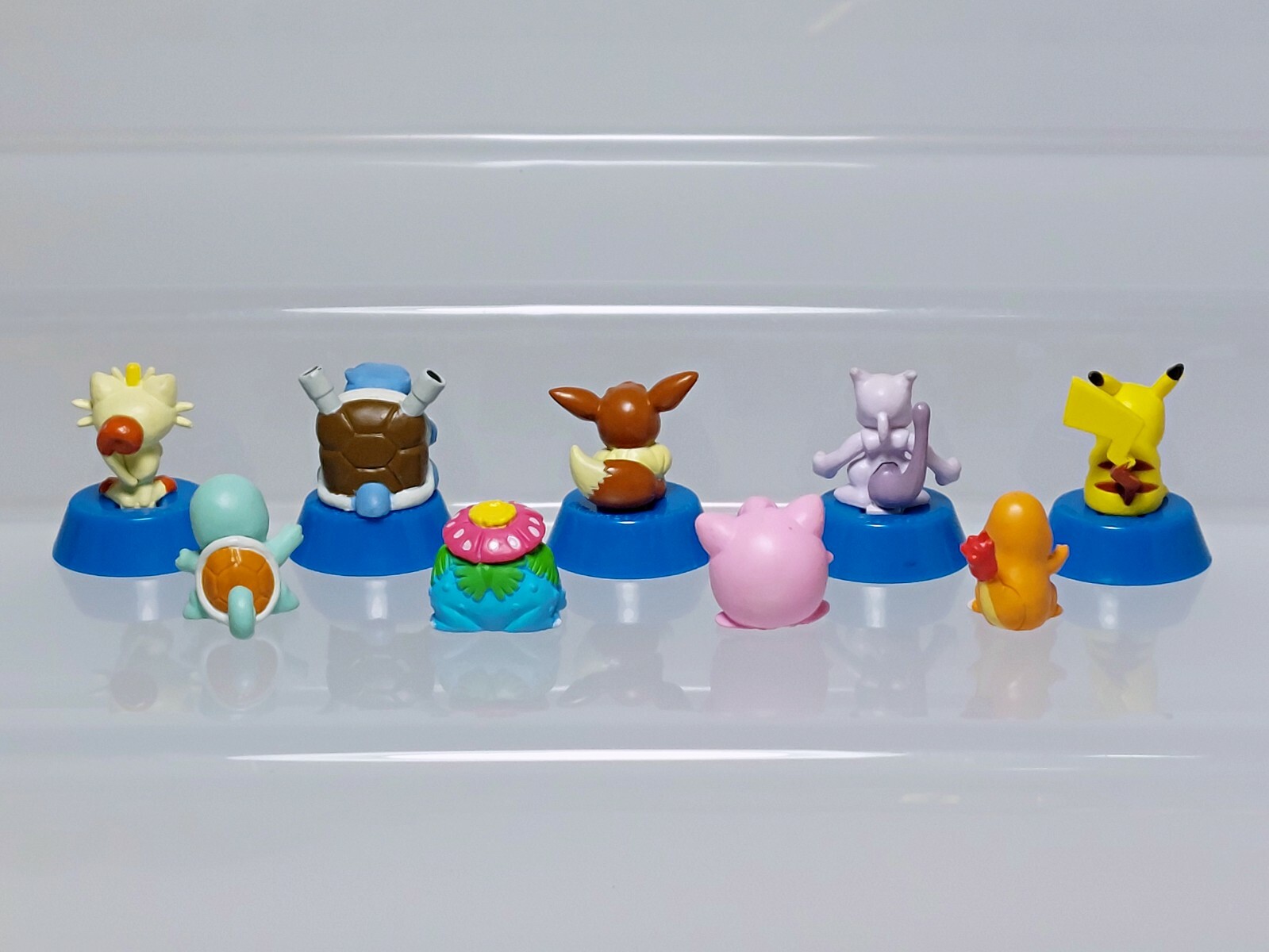 Set of 9 Pokemon Puchi Petit Character Clip-On Figure for GBA SP 0.5-0.9in