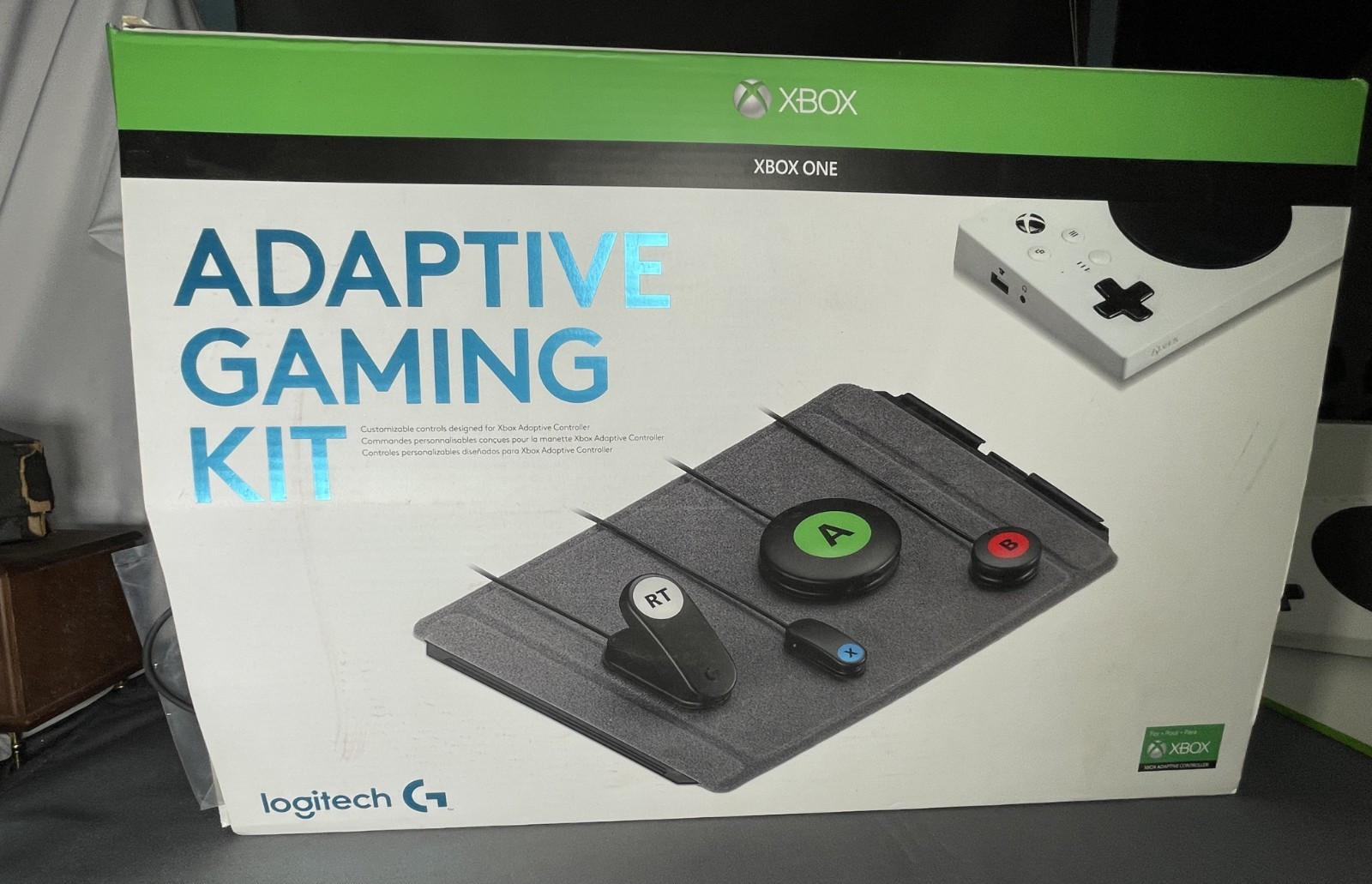 Xbox One Adaptive Controller + Adaptive Gaming Kit Bundle