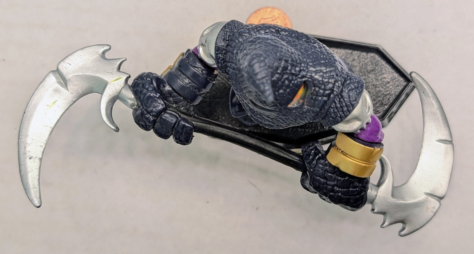 Skylanders Imaginators SENSEI Figure.HOOD SICKLE.Dark Element.sky-chi powers