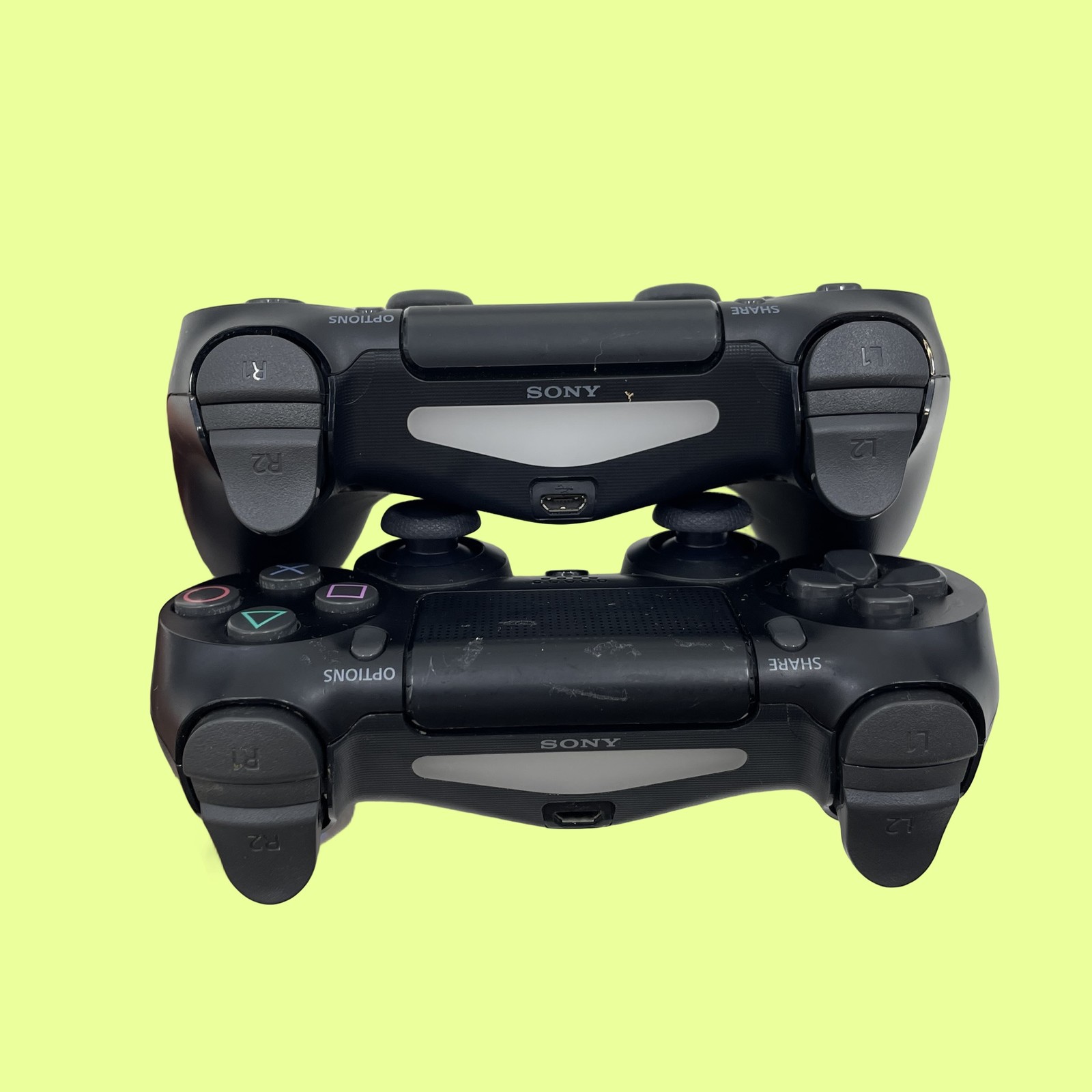 Lot of 2 Sony Playstation4 PS4 Dualshock 4 CUH-ZCT2U Wireless Controllers #L9773