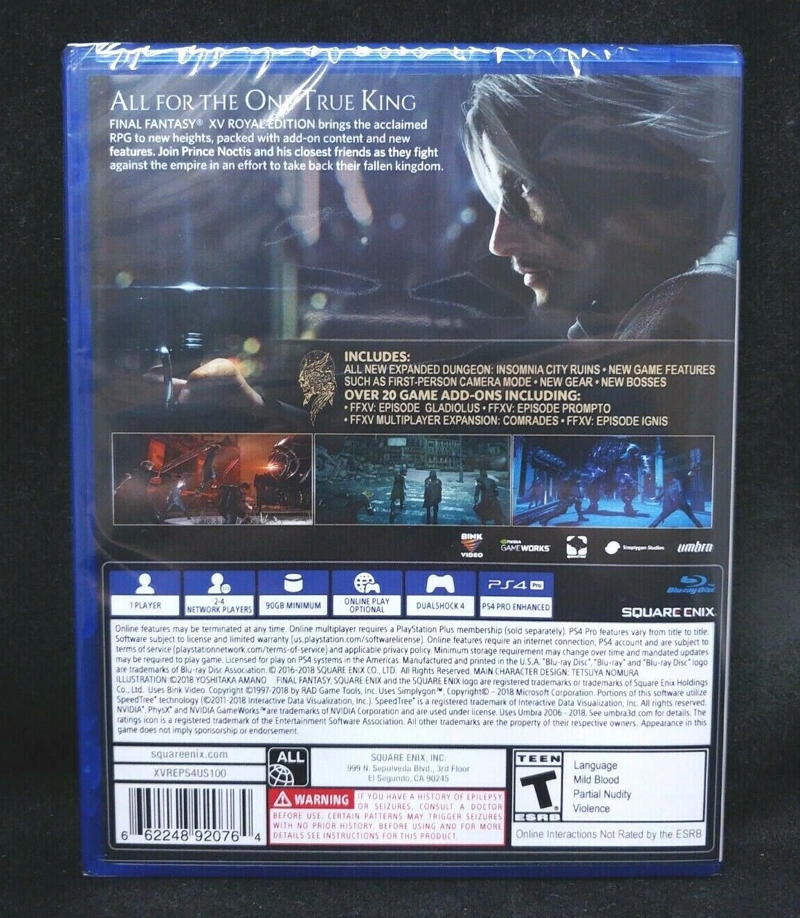 Final Fantasy XV(15) Royal Edition (PS4) BRAND NEW / Region Free