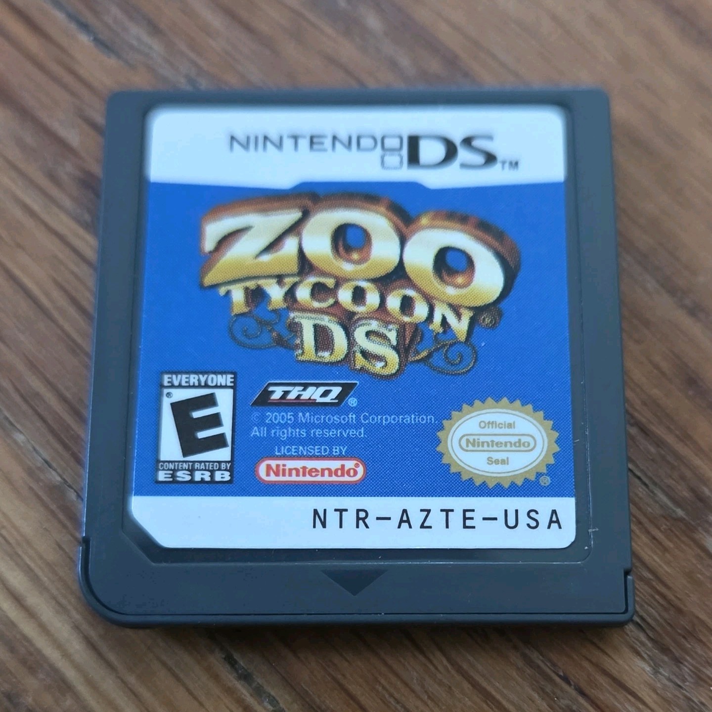 THQ Zoo Tycoon DS Nintendo DS E-Everyone NTSC-U/C 2005 Zoo Tycoon Series