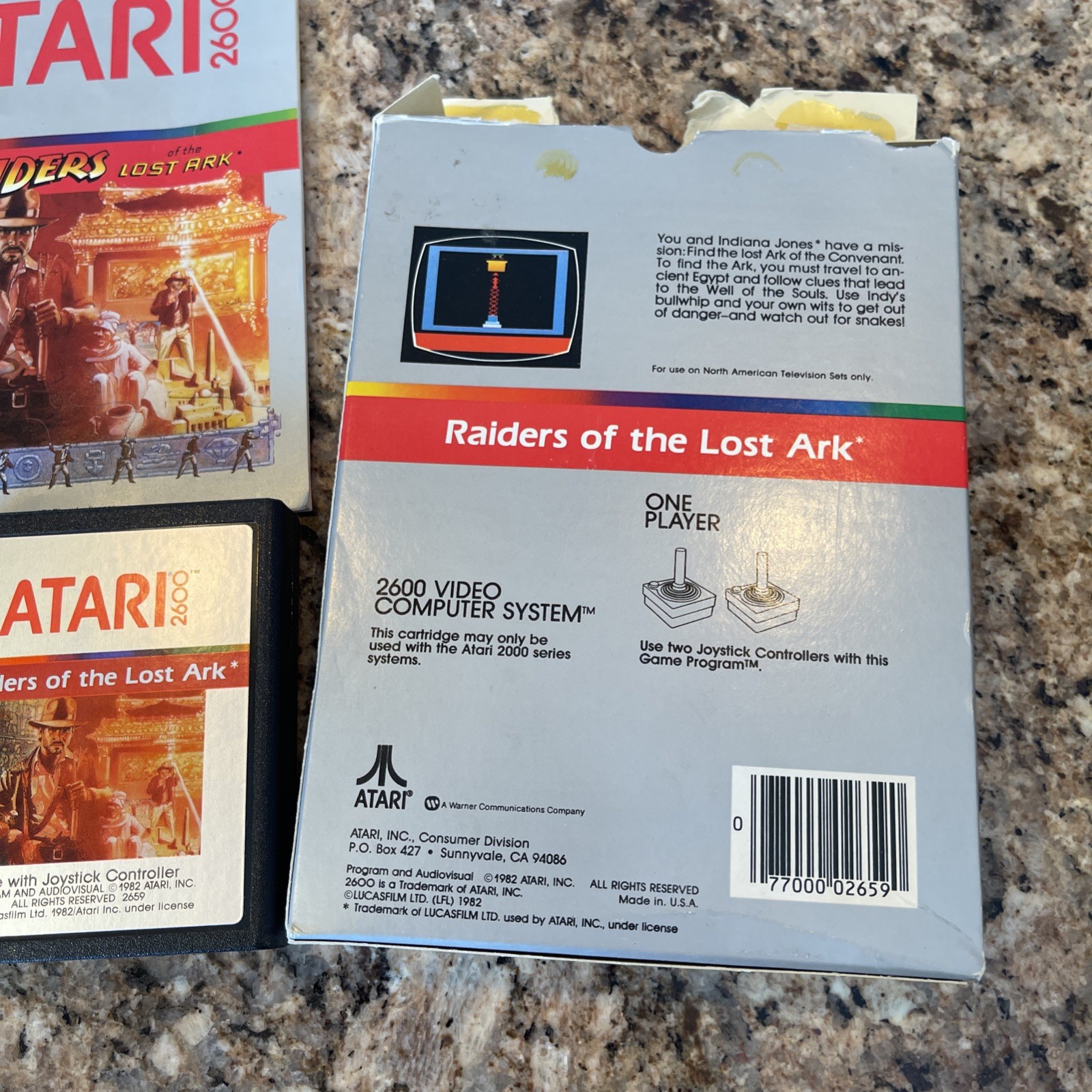 Raiders of the Lost Ark (Atari 2600, 1982)