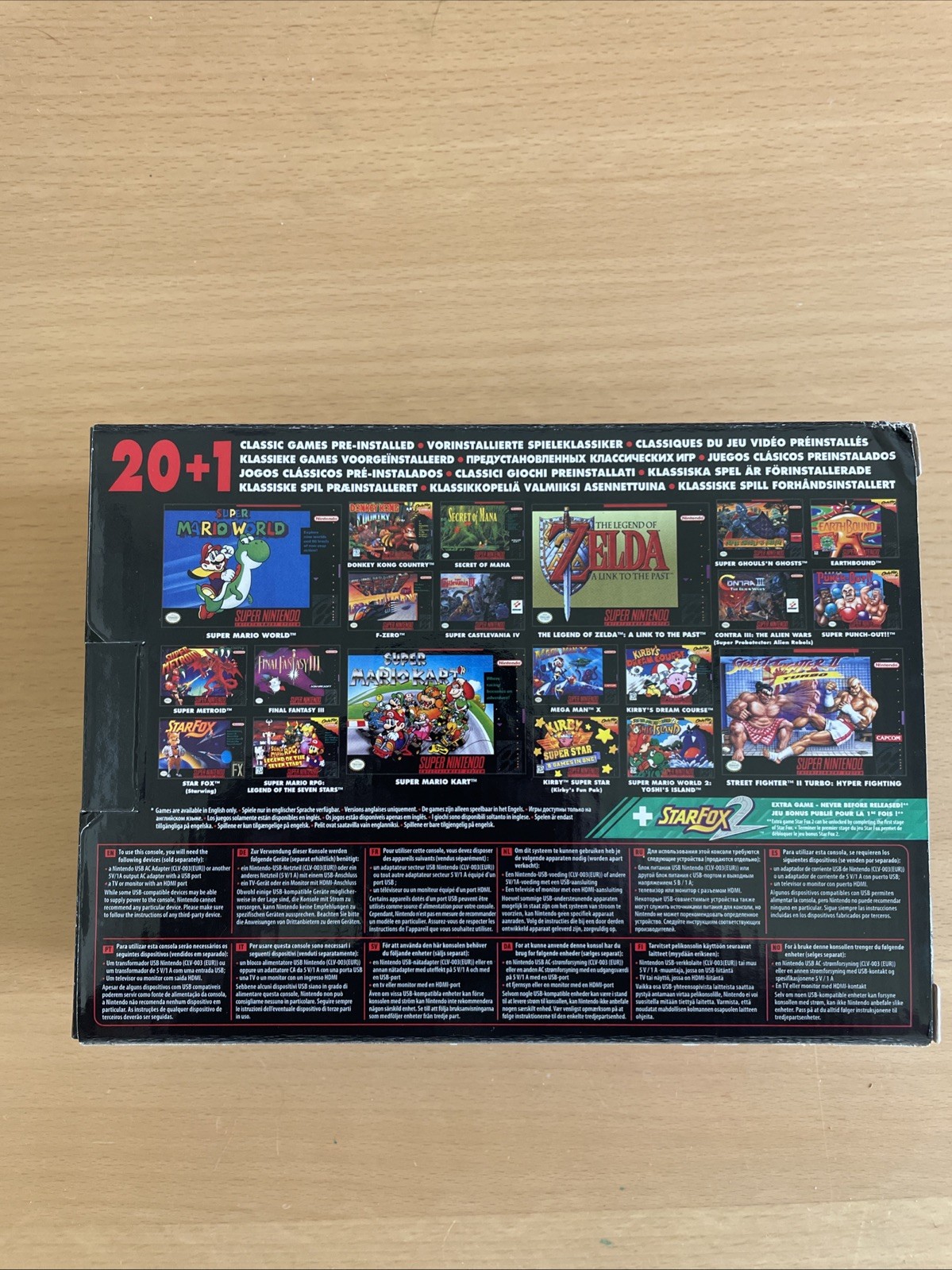 NEW Super Nintendo Classic Mini European Version Console
