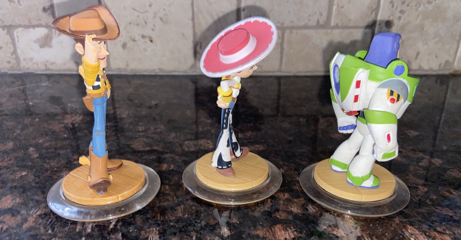 Disney Infinity Toy Story Lot of 3 Woody Buzz Lightyear Jessie Figures Set