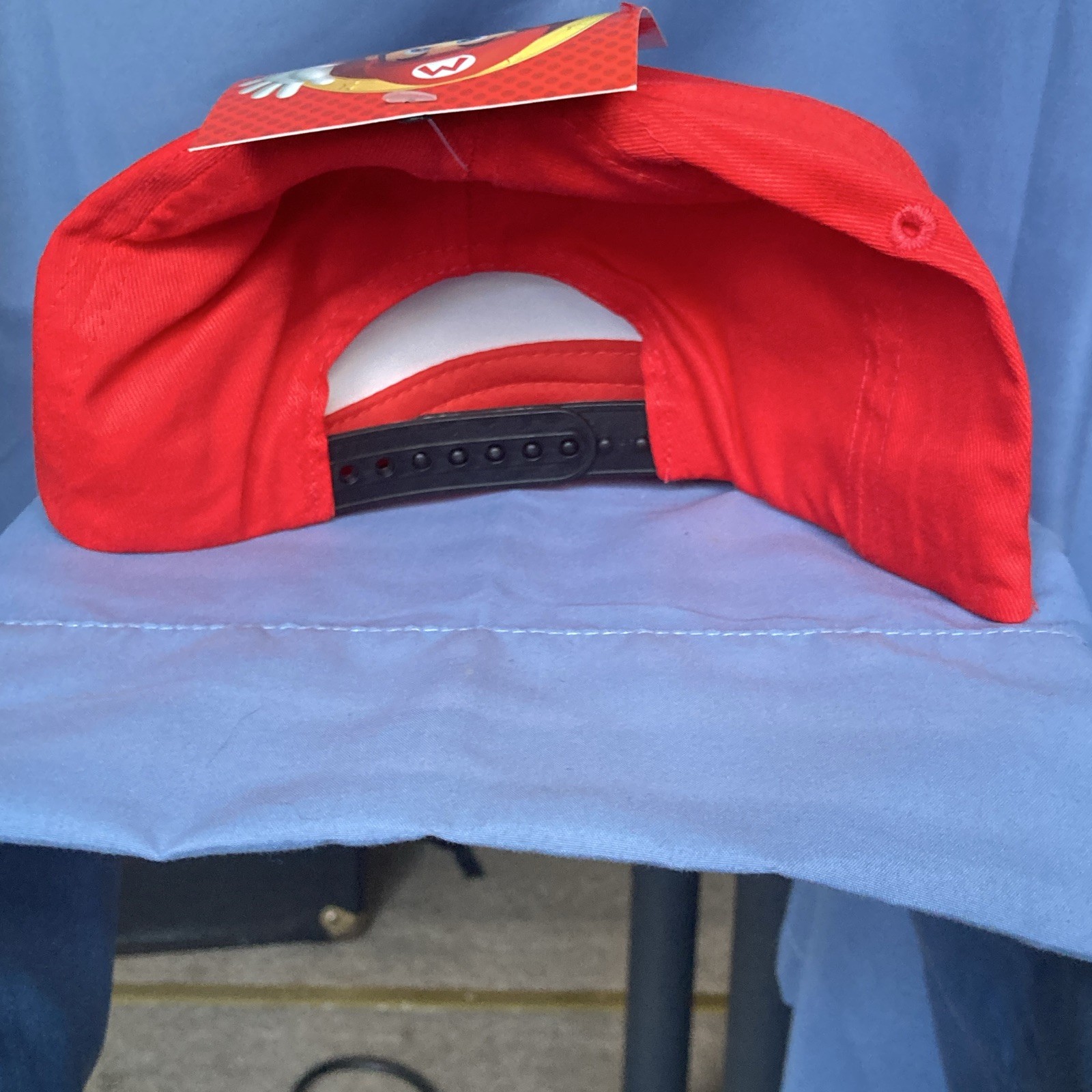 Nintendo Super Mario Mario Red Adjustable Snapback Baseball Cap Hat