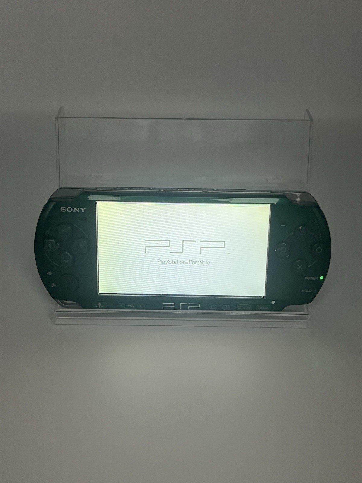Sony PSP 3000 Console Spirited Green W/ New Battery & Charger Boxed 4GB SD Card