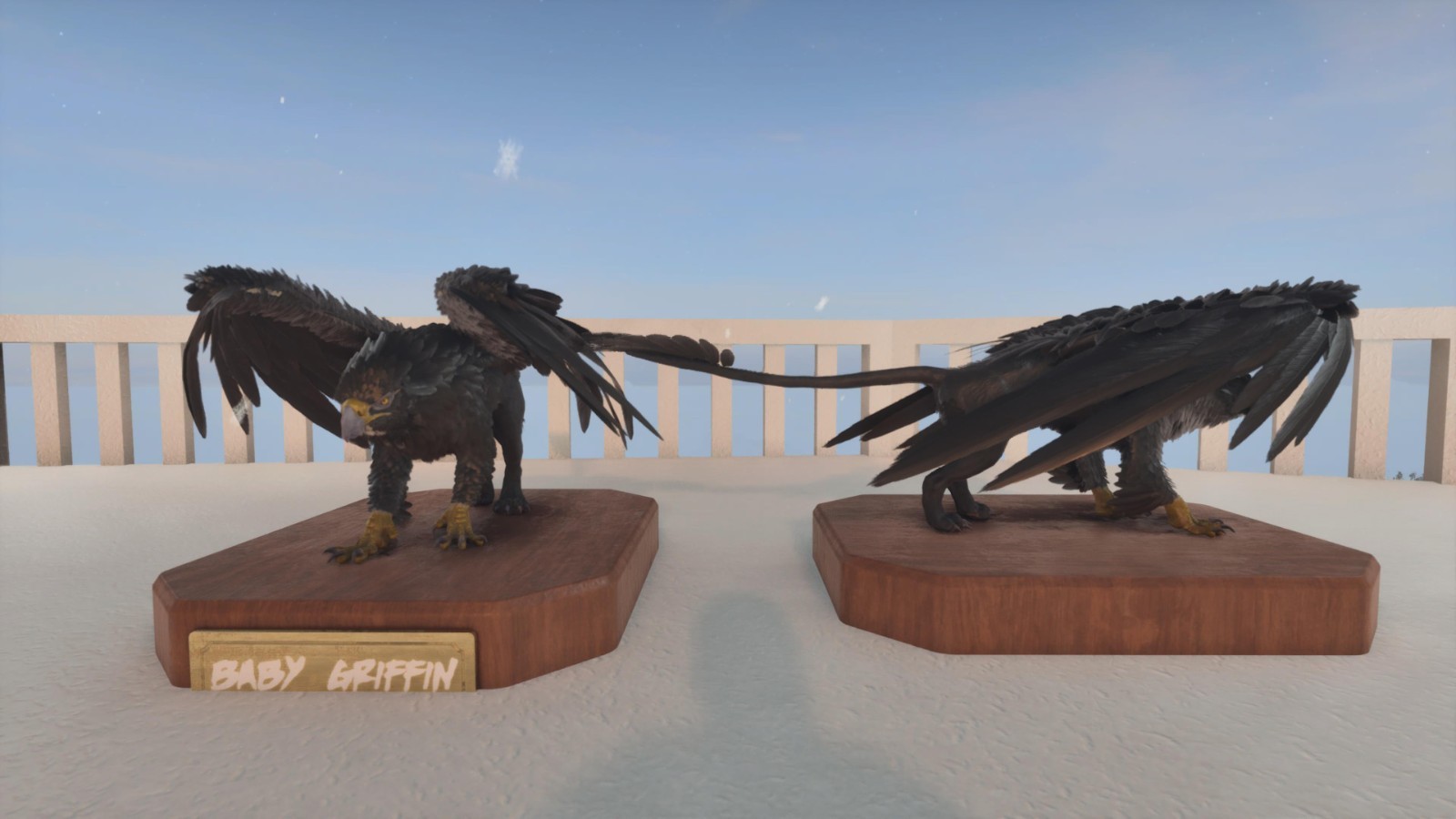 TOP GRIFFIN BLACK ID79 BABY PAIR ARK ASCENDED PVE OFFICIAL PC/XBOX/PS5