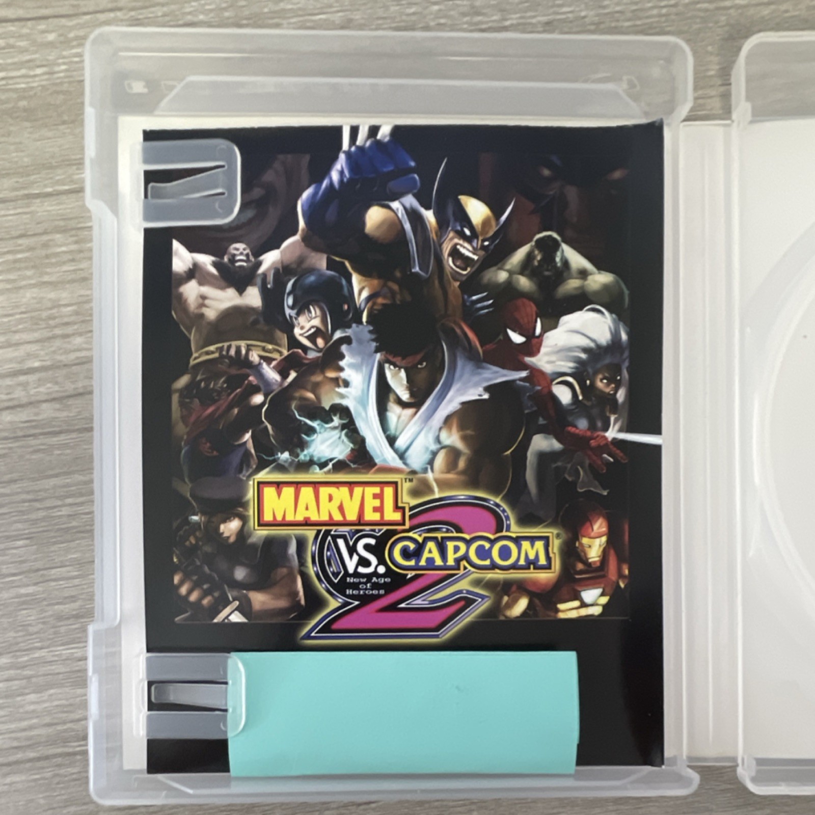 Capcom Marvel vs. Capcom 2 PlayStation 3 Case Insert w/expired Untested code
