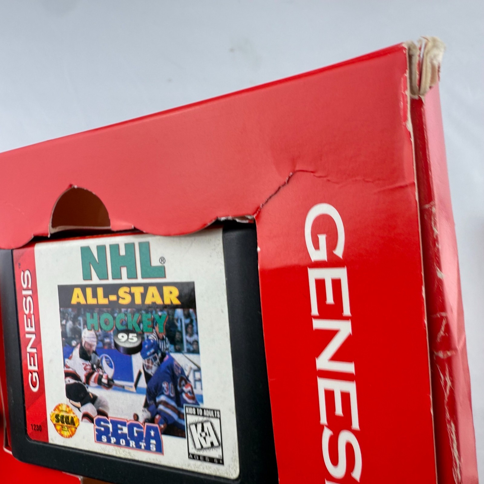NHL All-Star Hockey 95 (Sega Genesis) – CIB