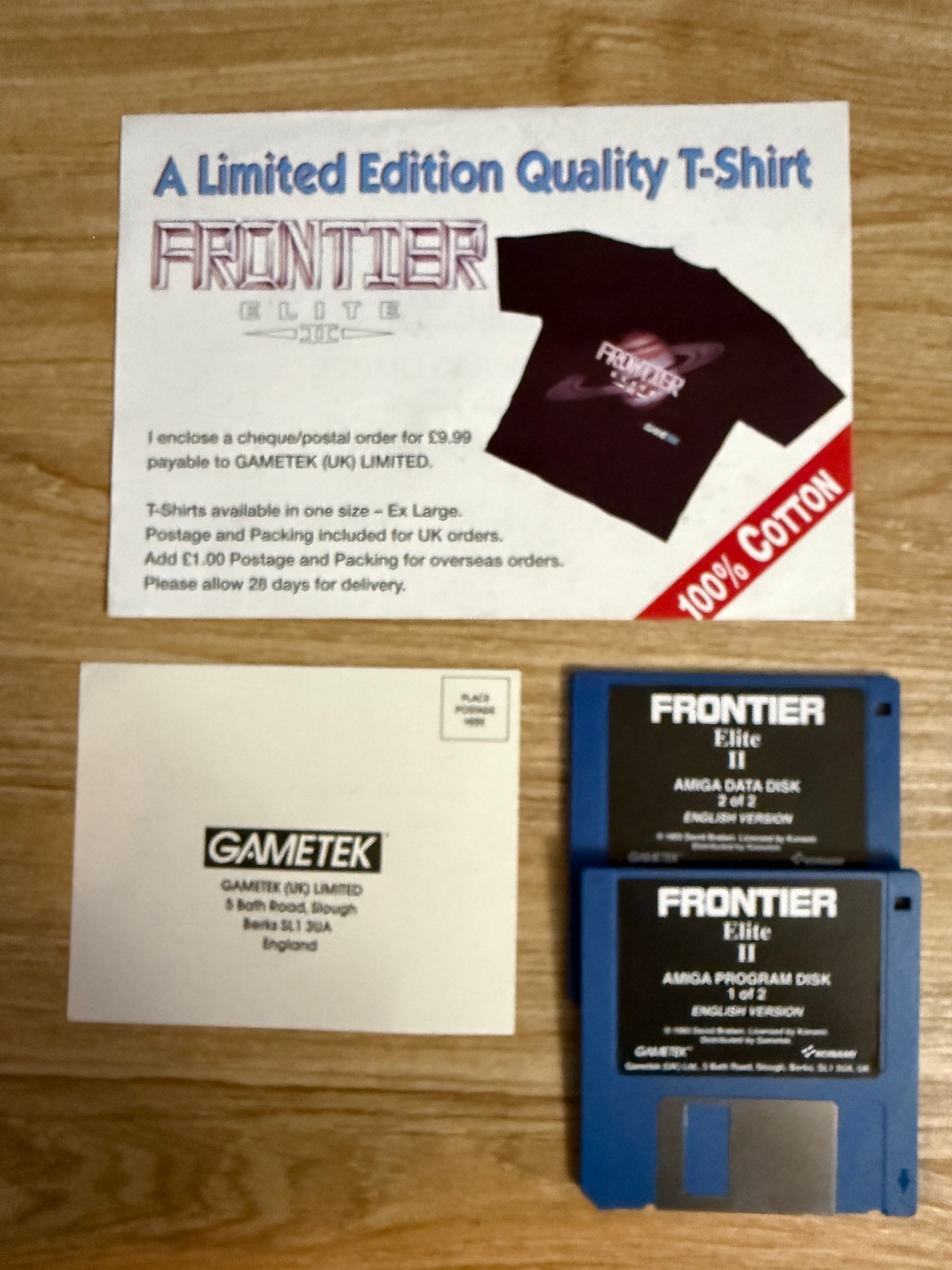 Frontier Elite II (Big Box, Good, David Braben, 1993, Amiga) Missing Map
