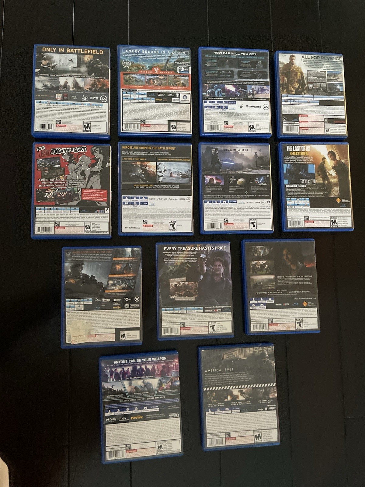 PS3 PS4 Game Lot 30+ Games Near Complete – Batman Final Fantasy Far Cry + More