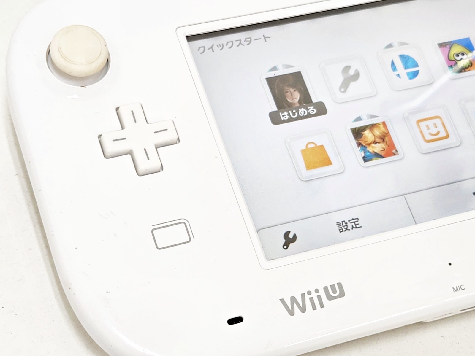 Nintendo Wii U Game Pad White WUP-010(JPN) 615