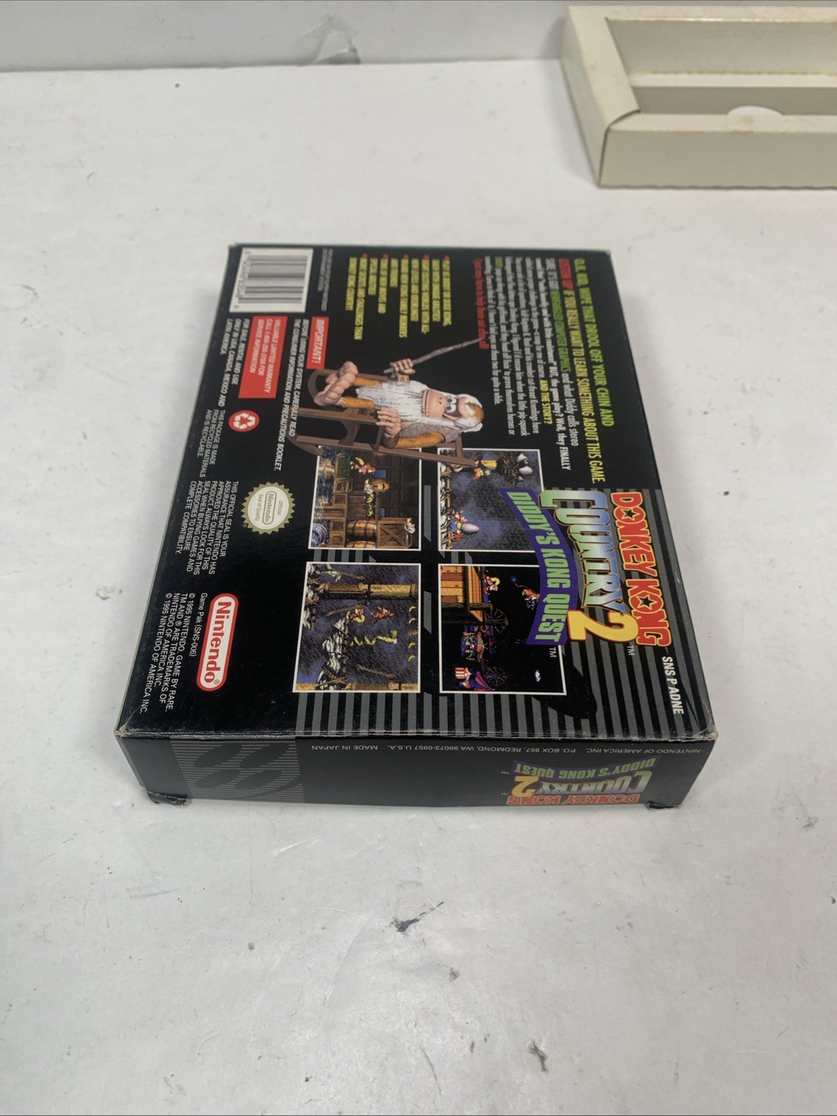 Super Nintendo DONKEY KONG COUNTRY 2 SNES NTSC-U/C 1995 CIB Manual + Inserts