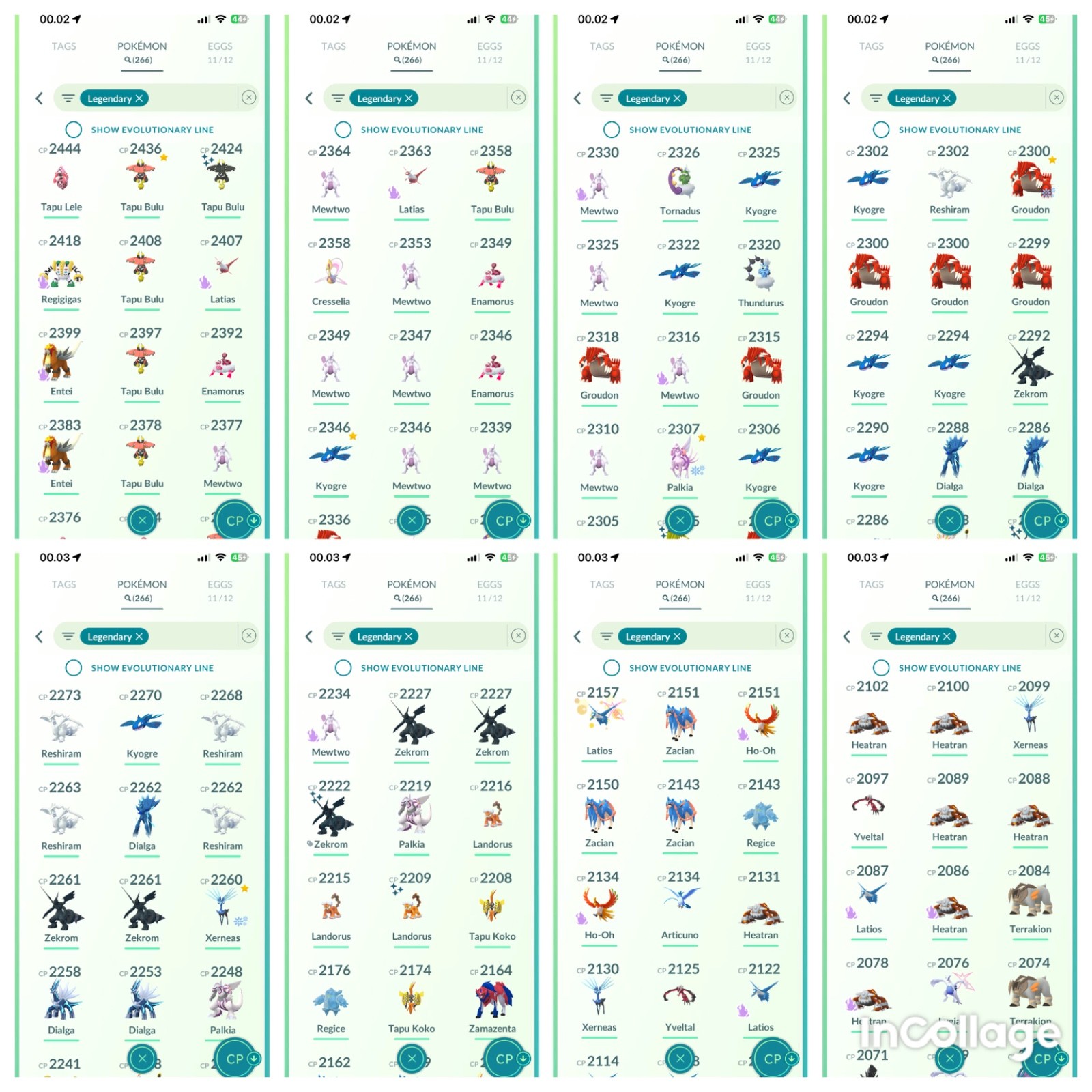 Poke AccGo|Lvl65|266 Legendaries|208 Shinies|Instan Deliver 24/7