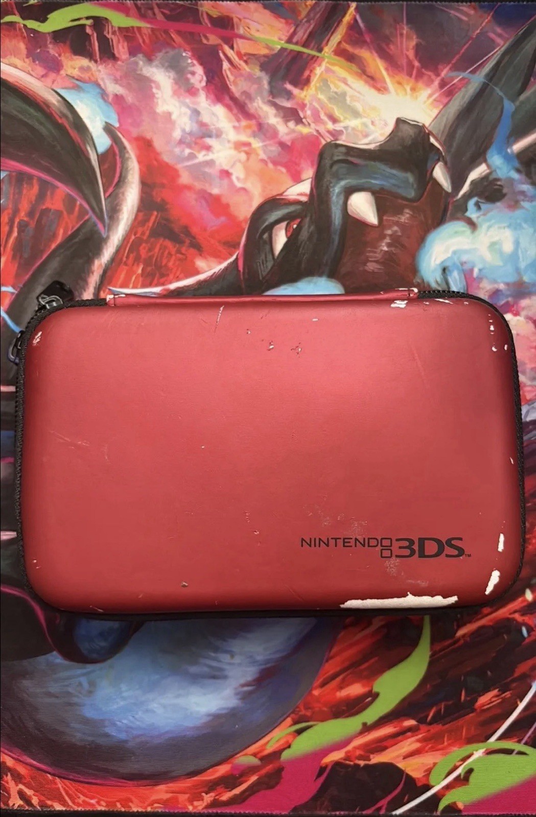 Nintendo 3DS System – Red USA, Charger & Case