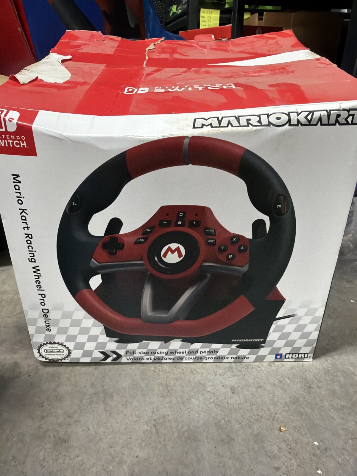 Nintendo Switch “Mario Kart” Racing Wheel Pro Deluxe by HORI