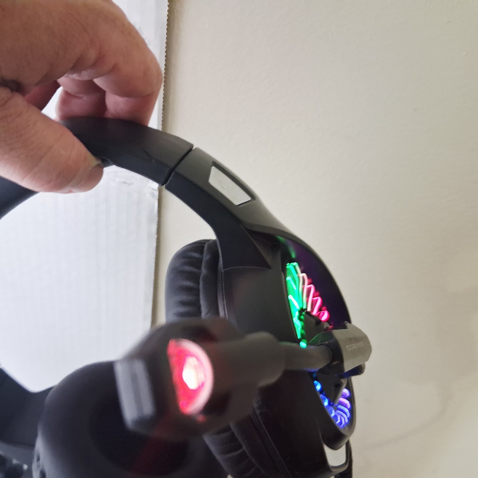 Playstation PS4 Gaming Headset Ziumier Lights Up,Microphone,Compatible Xbox One
