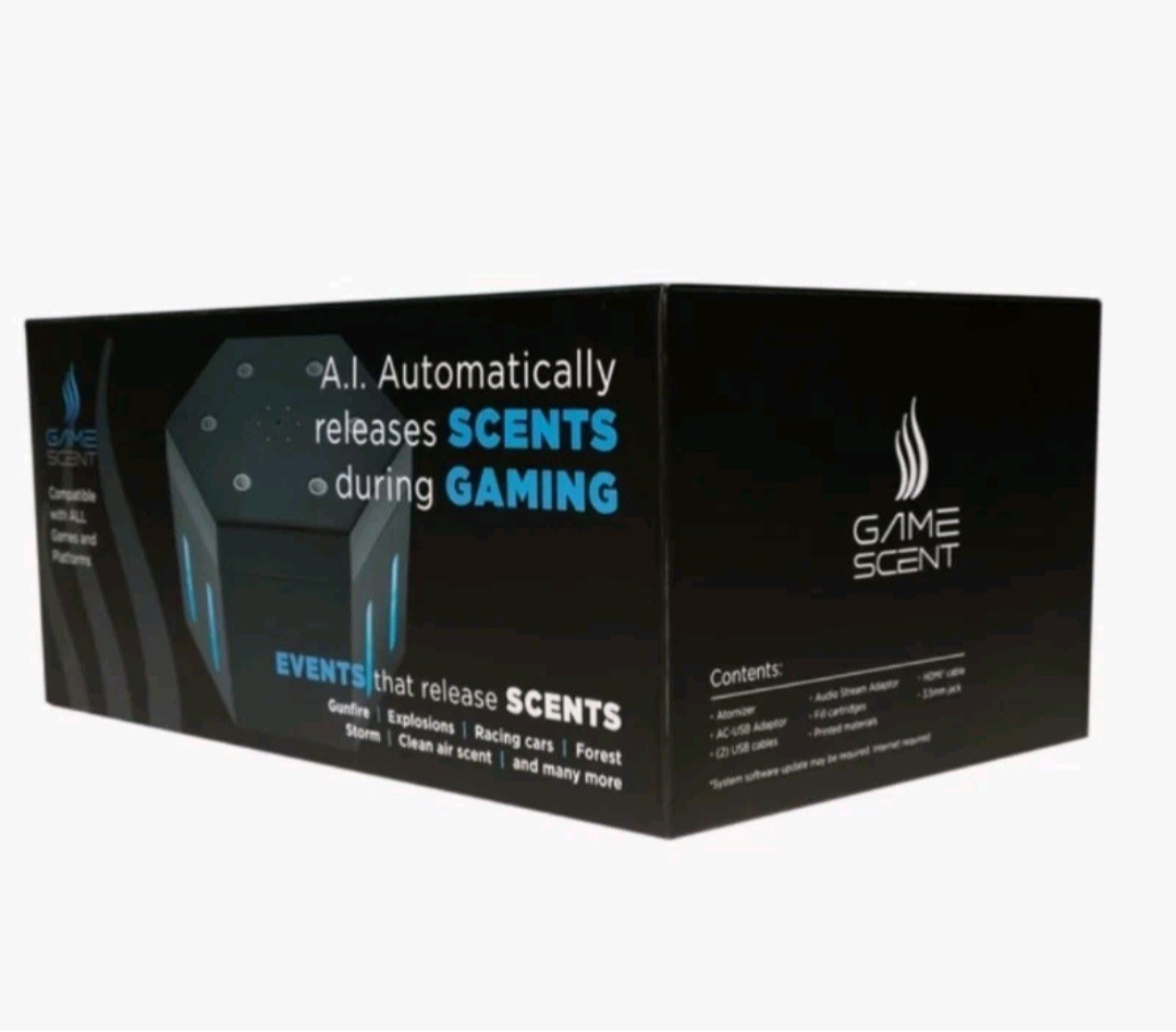 GameScent Console Atomizer Adaptor 6 Primary Scents New Universal Game