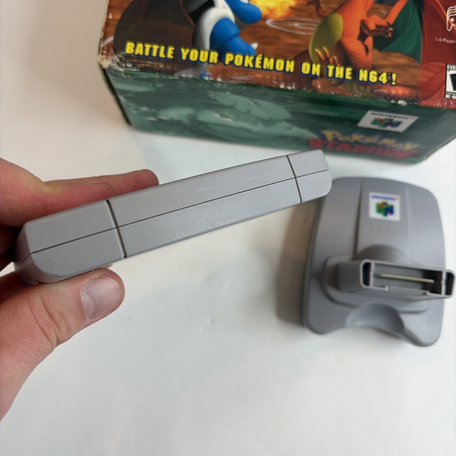 Pokemon Stadium – Nintendo 64 Big Box w/ Transfer Pak (Tested)
