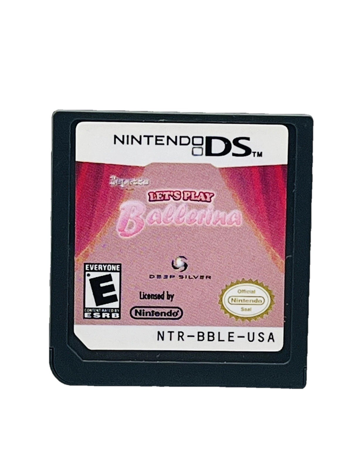 Lets Play Ballerina Nintendo DS Game Authentic Cartridge Only Dance Sim Retro