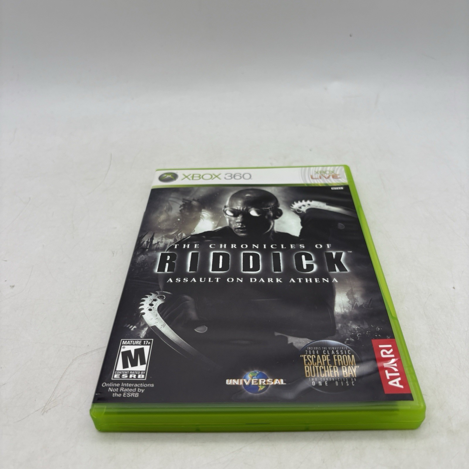 Chronicles of Riddick: Assault on Dark Athena Complete w/ Manual CIB Tested
