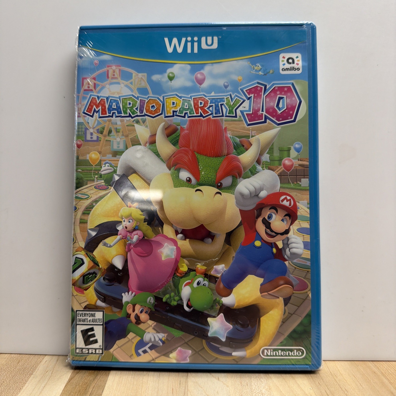 Mario Party 10 Nintendo Wii U BRAND NEW SEALED + Mario Amiibo-!