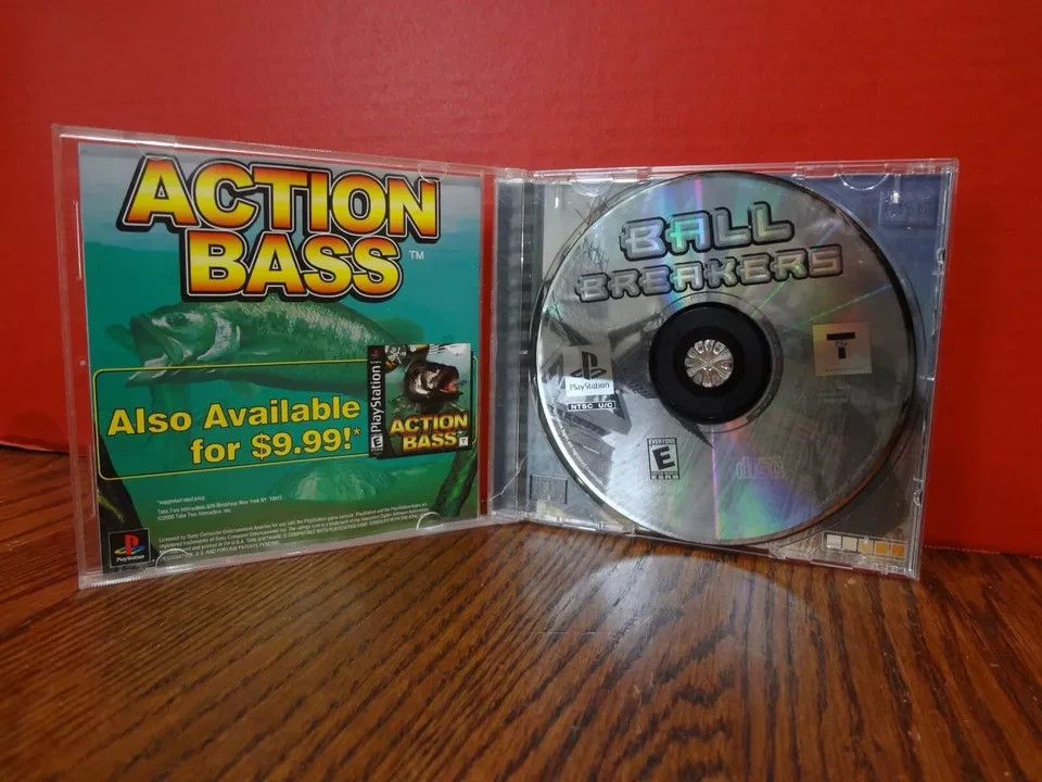 PS1 BALL BREAKERS (Take 2 Interactive, 2000) CIB VGC/NM Untested ~FAST S/H~
