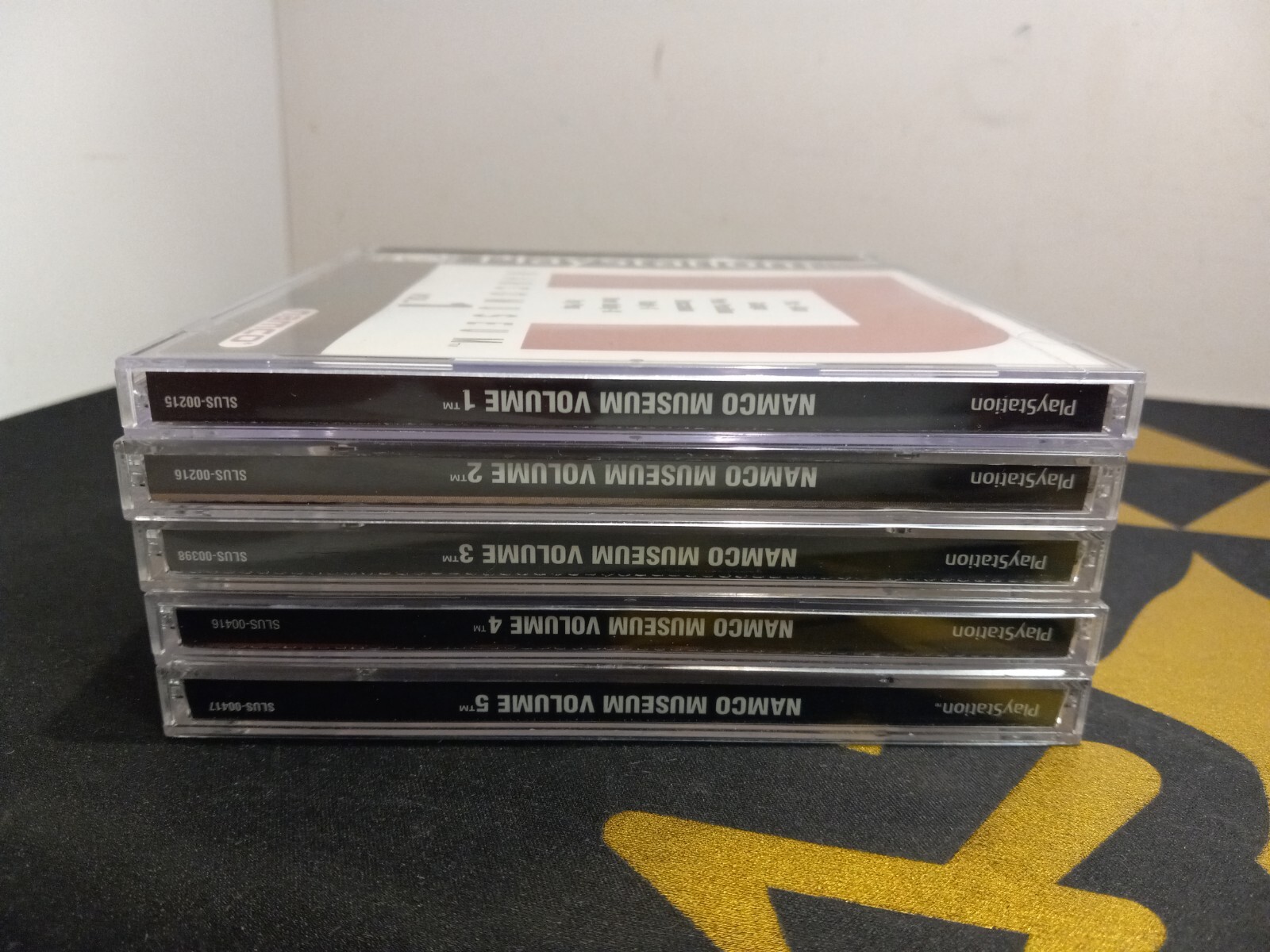 Namco Museum Vol. 1, 2, 3, 4 & 5 Complete Set Black Label for PlayStation 1 PS1