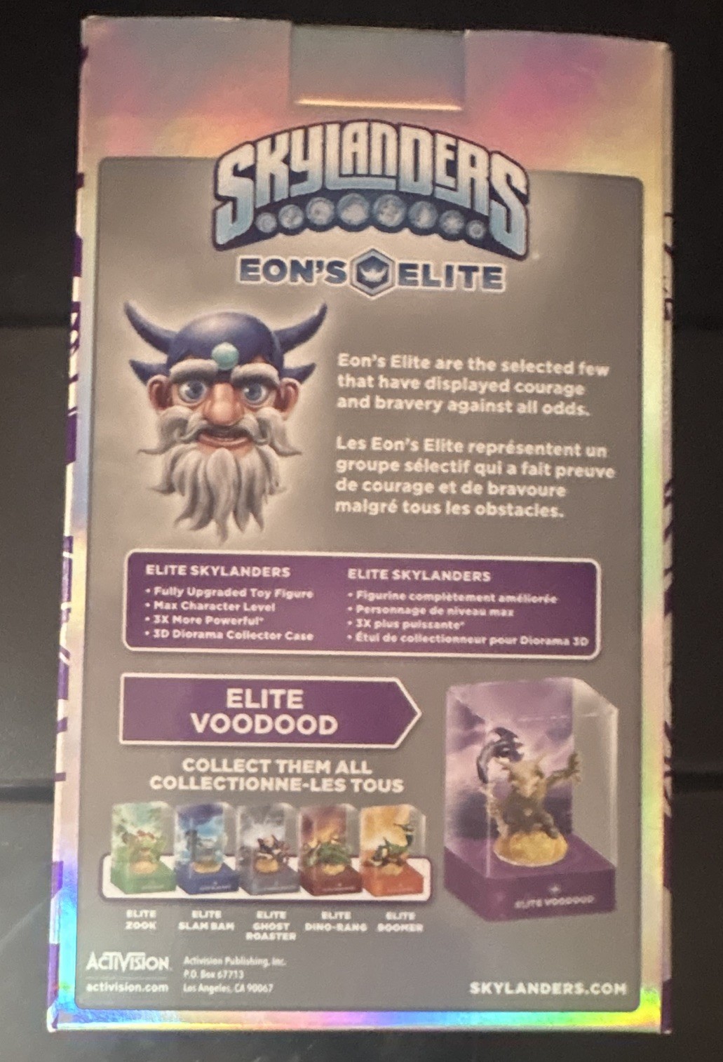 Activision Skylanders Eon’s Elite Voodood Figure Case NIB