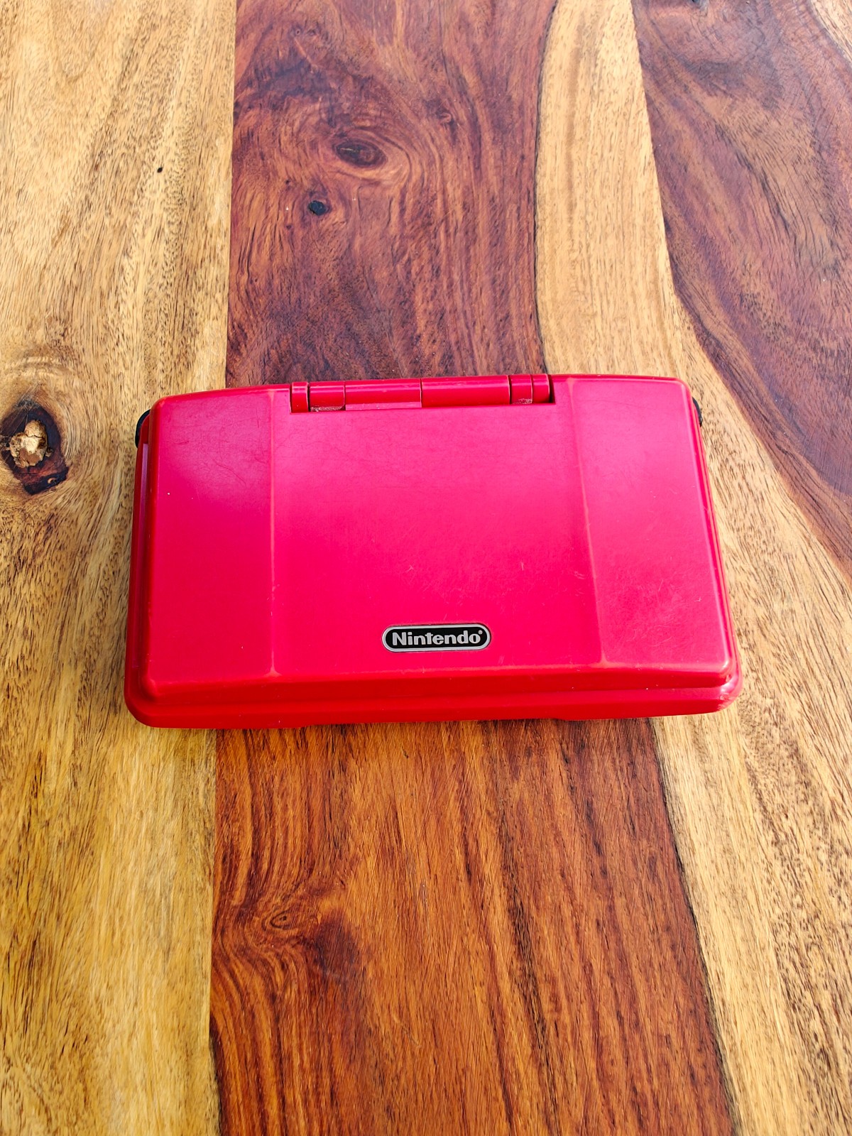 Nintendo DS Original NTR-001 Crimson Red Console Bundle – Tested – SpongeBob