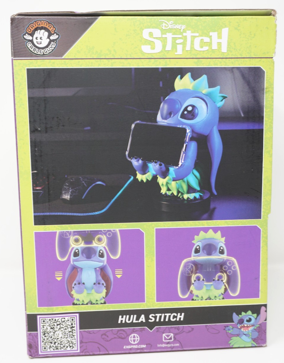 Disney Lilo and Stich Hula Stitch Cable Guys Phone and Controller Holder