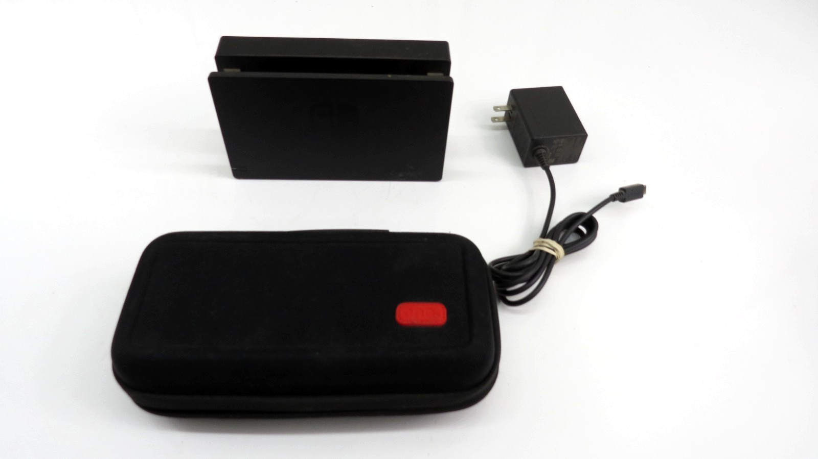 Nintendo Switch HAC-001 Console W/Hori Split Pad Black Controllers, Dock, Power