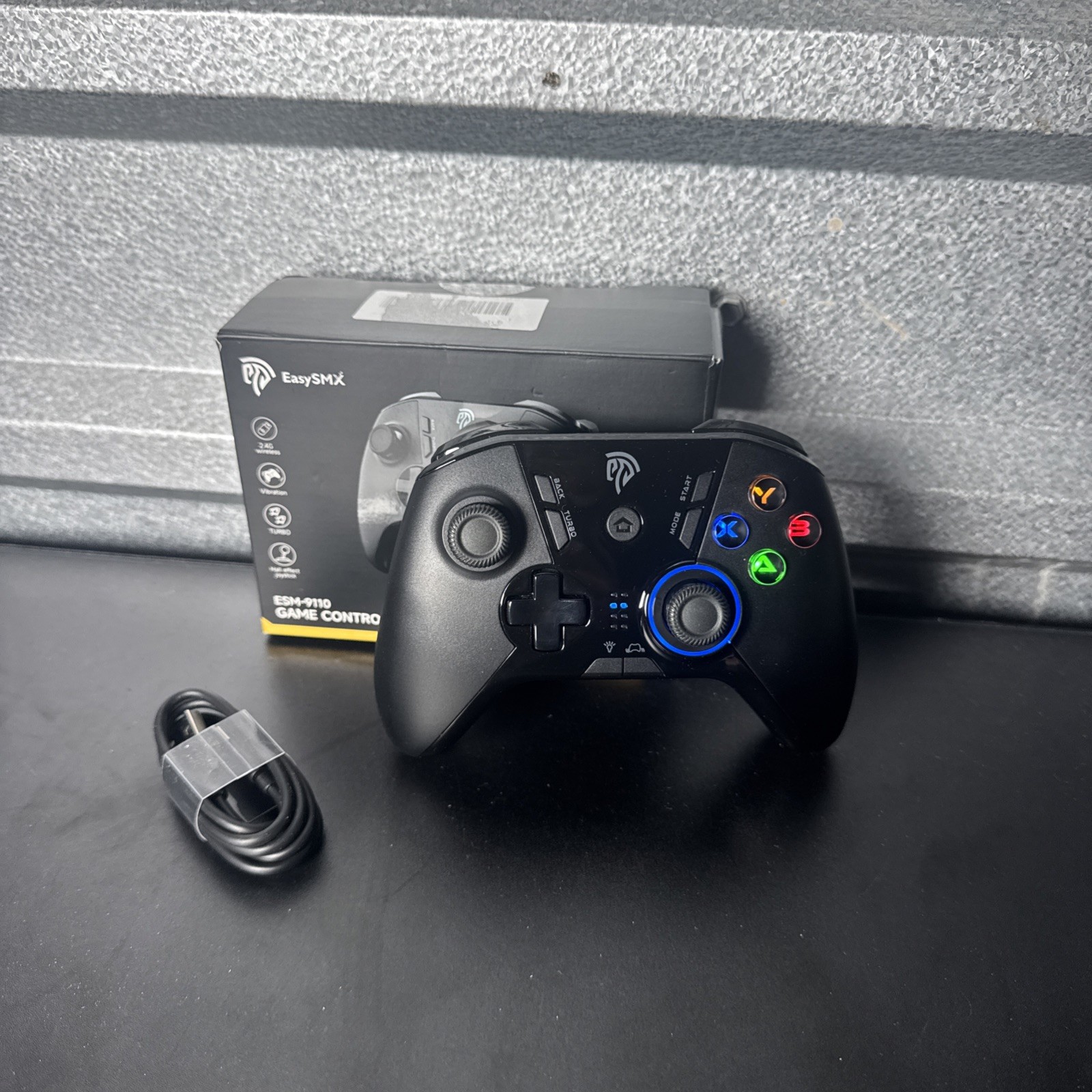 EasySMX ESM-9110 2.4G Wireless Lightup Buttons PS3, Switch, PC – NO Dongle