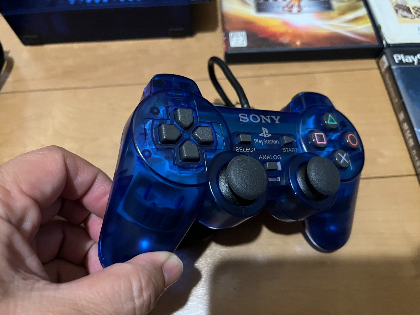 Sony PlayStation 2 PS2 Console SCPH-37000 Ocean Blue Controller Cables 5 games