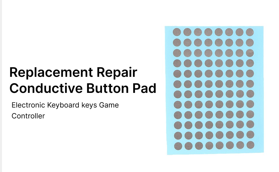 88Pcs Conductive Button Pads Remote Control Button Repair for Keypad Repair