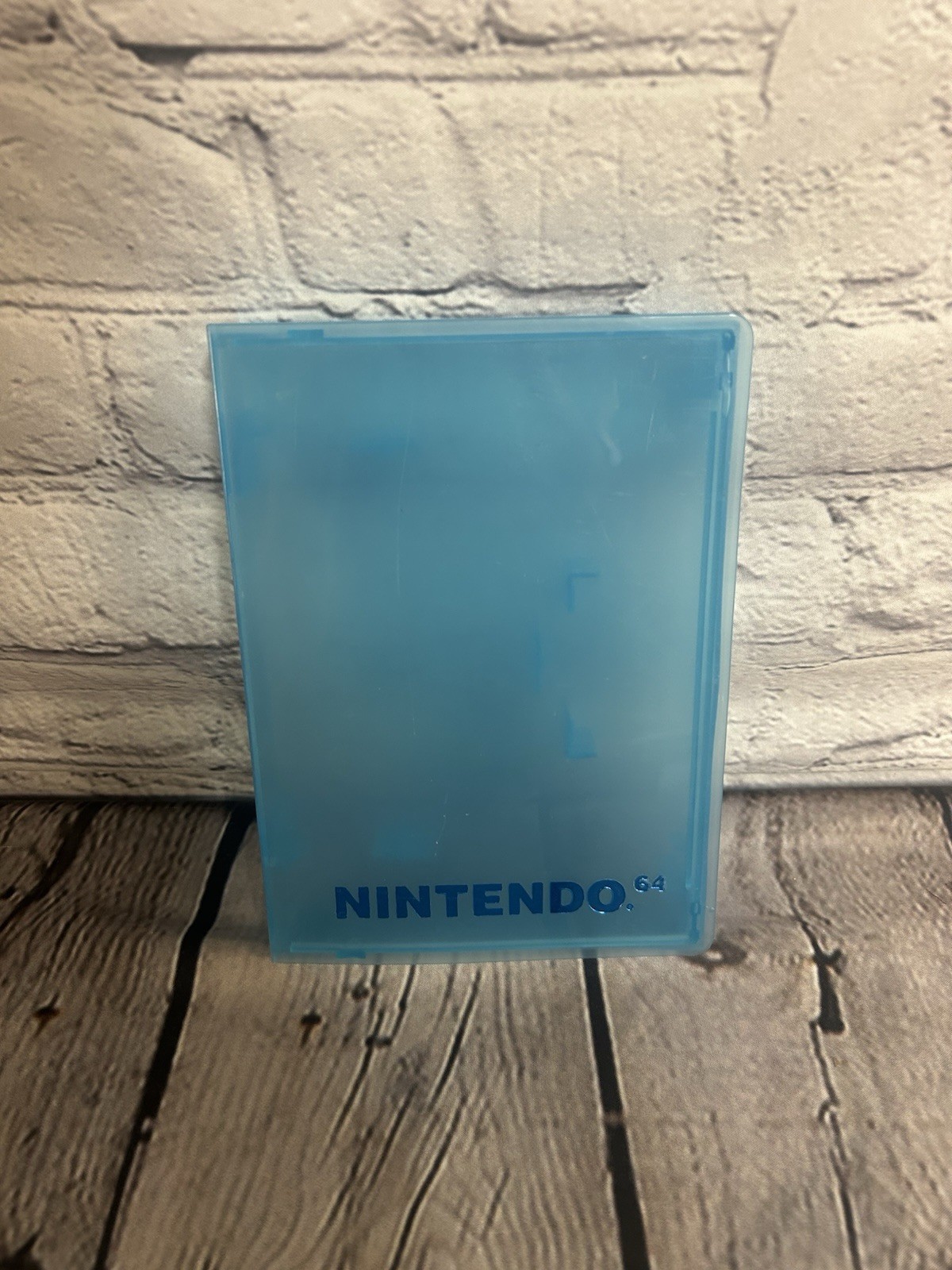 Nintendo 64 Clamshell Case Dust Cover Authentic N64 OEM Blue Good Shape
