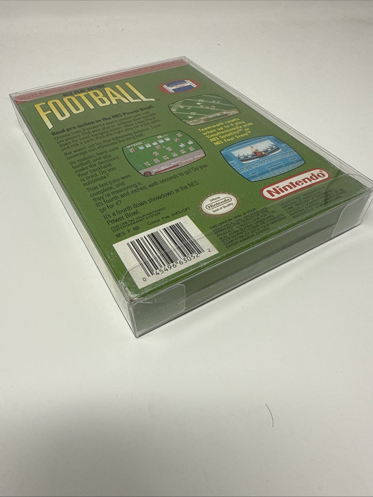 Play Action Football NES CIB Nice Shape! Fast Free Shipping!