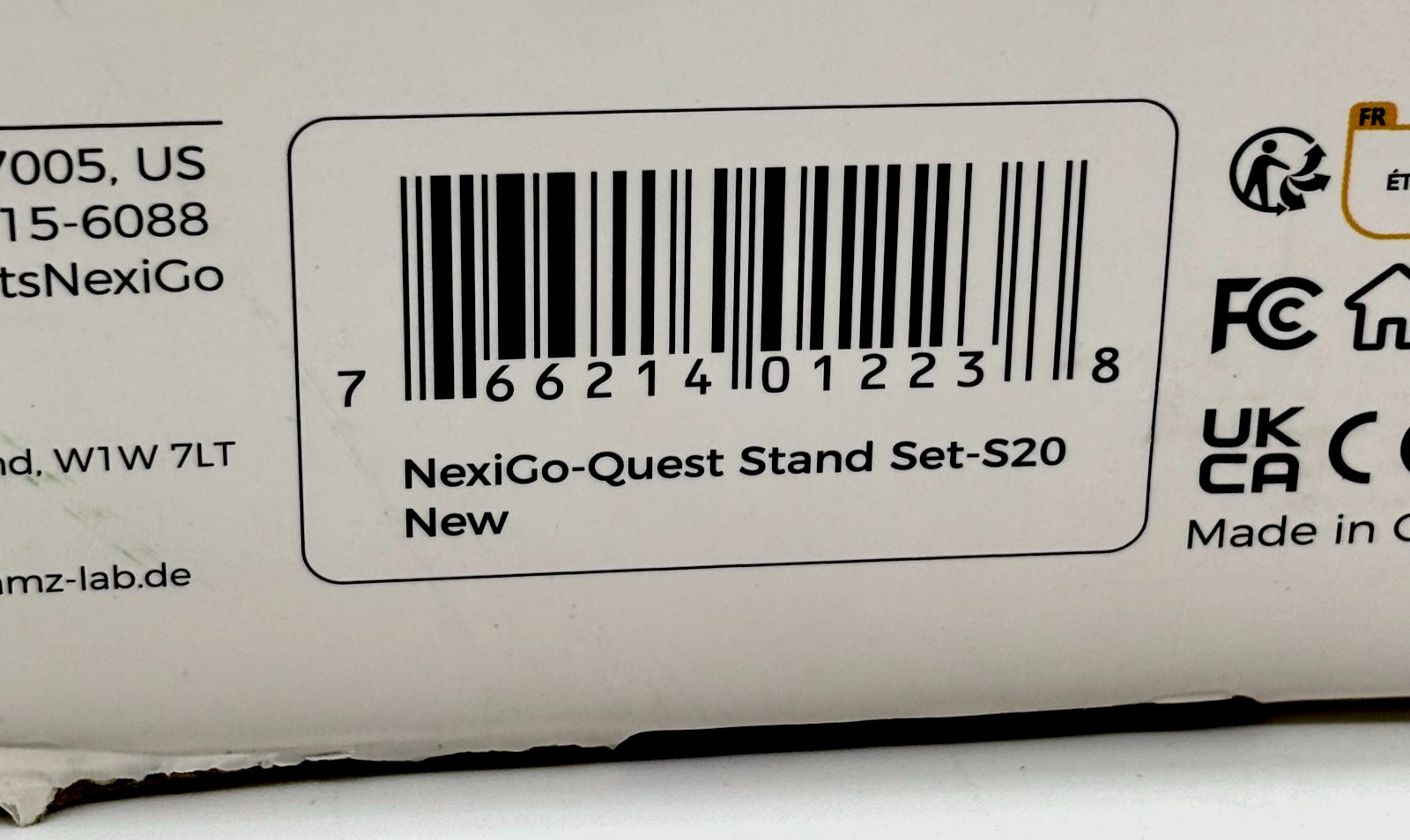 NexiGo Charging Dock for Oculus Quest 2 LED Light Gray