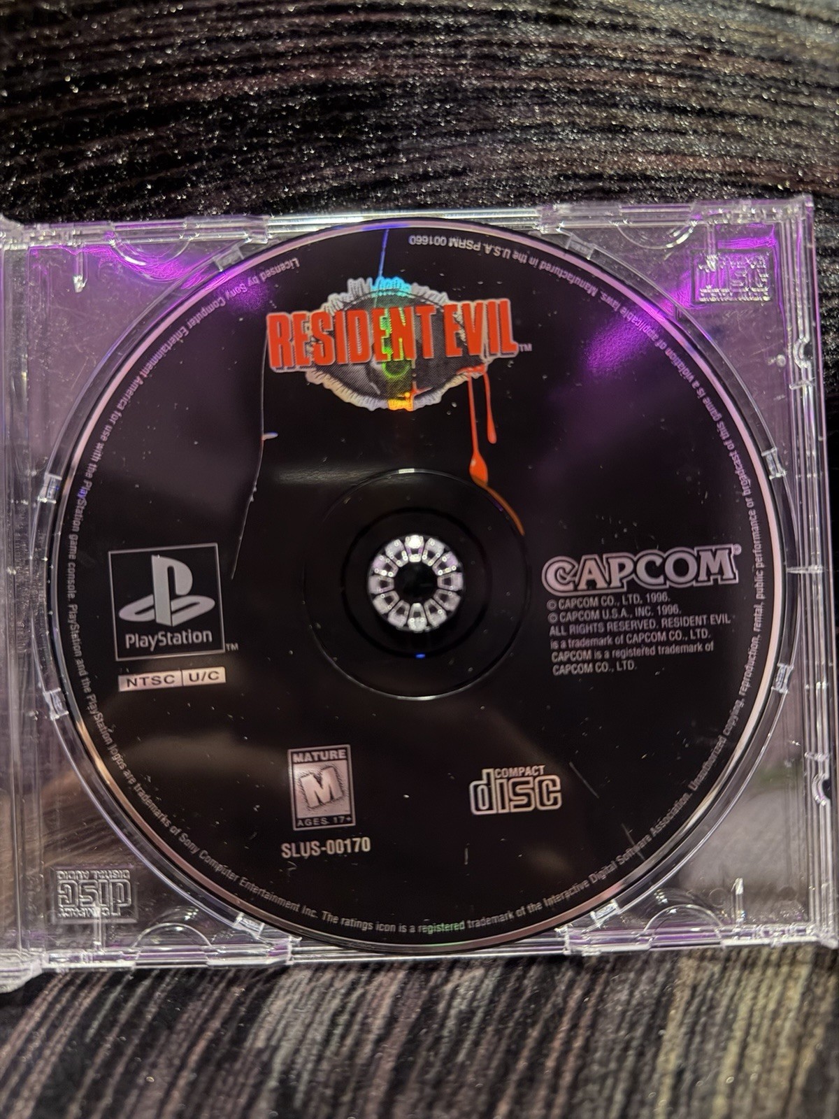 Resident Evil (Sony PlayStation 1, 1996) Disc Only Tested