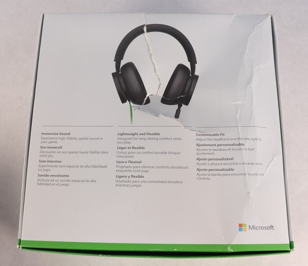 Xbox Wired Gaming Stereo Headset for Xbox #1984 Open Box